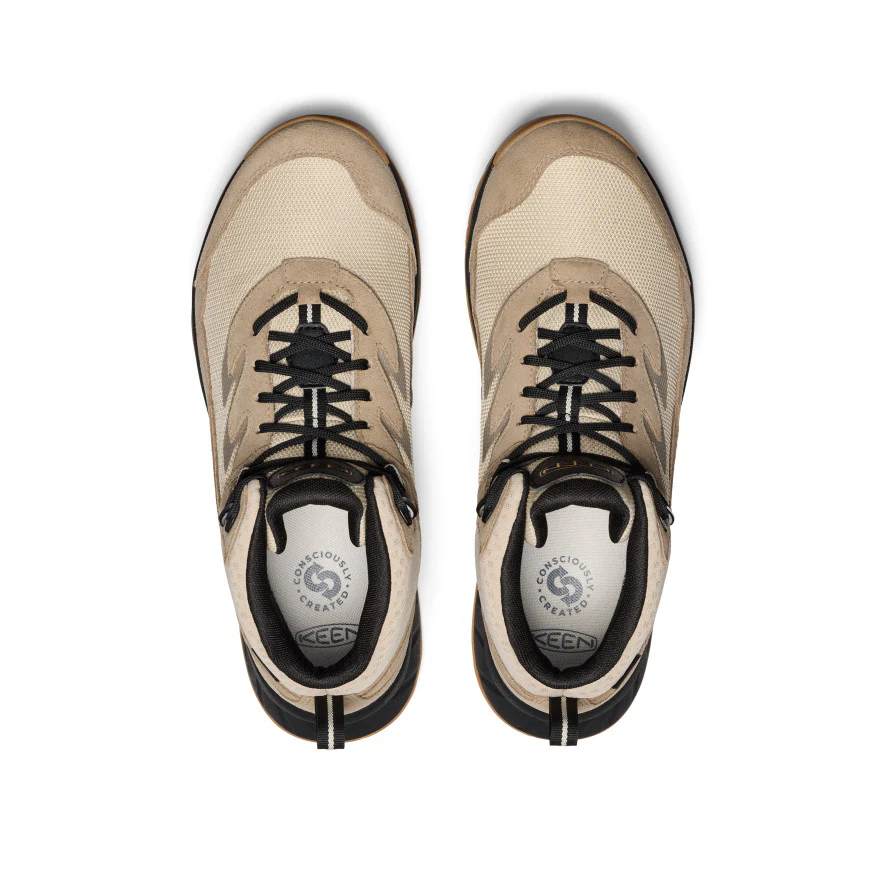 Men's Hightrail Waterproof Wide Hiking Boot  |  Brindle/Oak Buff - Image 4