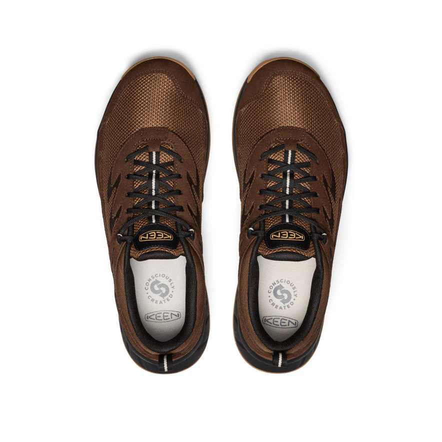 Men's Hightrail Vented Hiking Shoe  |  Dark Earth/Oak Buff - Image 4