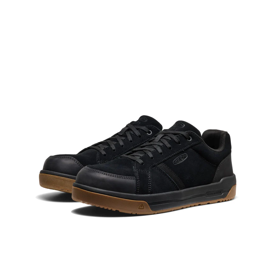 Men's Kenton+ ESD Work Shoe (Carbon Toe)  |  Black/Gum - Image 2