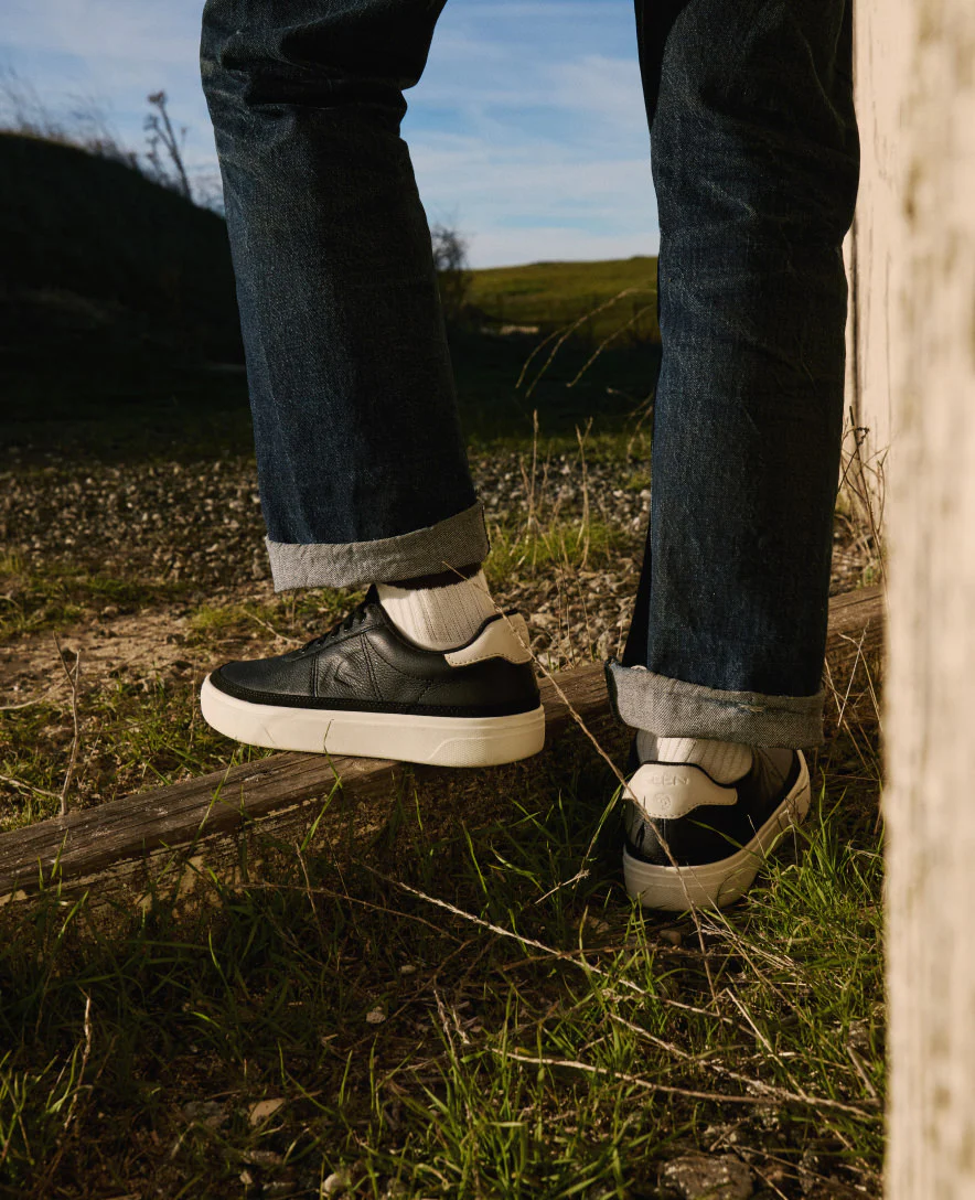 Men's KM1 Leather Sneaker  |  Birch/Birch - Image 8