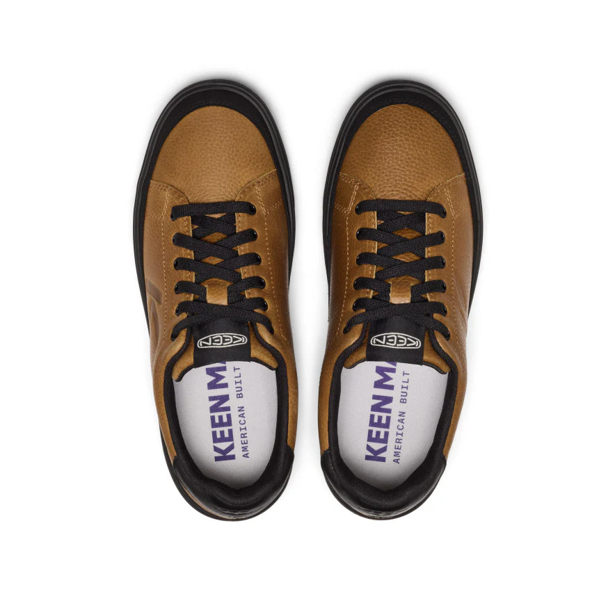 Men's KM1 Leather Sneaker  |  Bison/Black - Image 4
