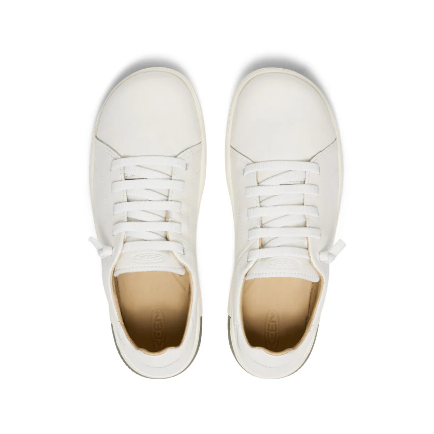 Men's KNX Leather Sneaker | Star White/Star White - Image 4