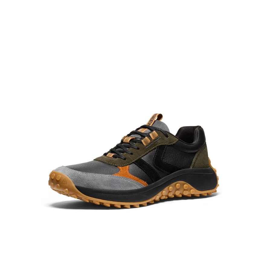 Men's KS86 Leather Sneaker  |  Forest Night/Keen Maple - Image 3