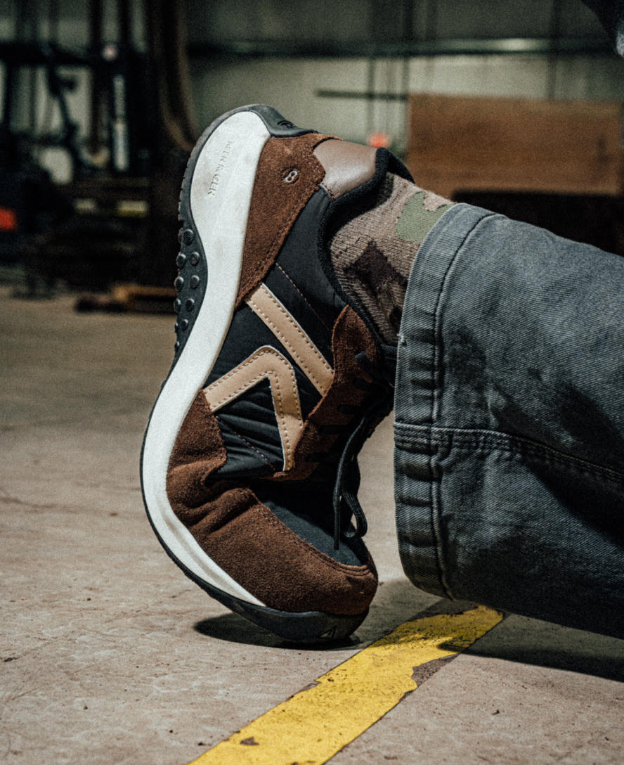 Men's KS86 Utility Work Sneaker (Carbon Toe)  |  Dark Earth/Black - Image 8