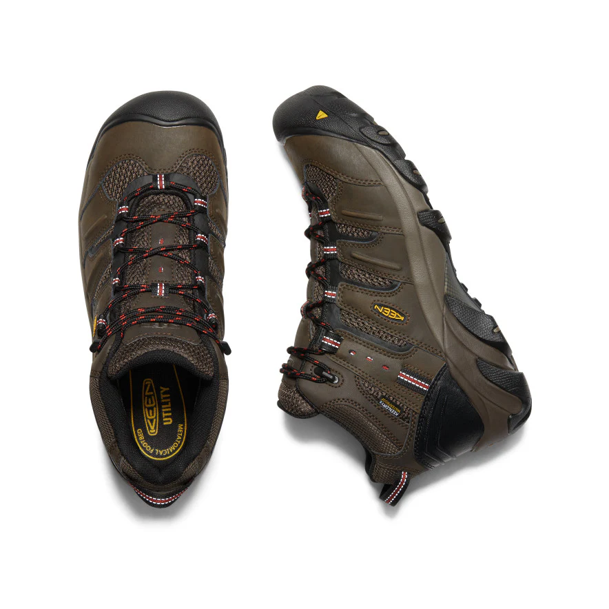 Men's Lansing Mid Waterproof (Steel Toe)  |  Cascade Brown/Brindle - Image 4