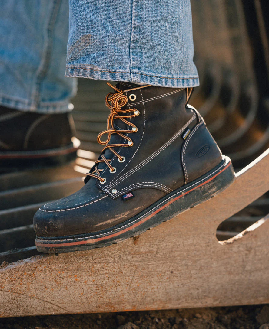Men's Liberty 6" Waterproof Boot (Carbon Toe)  |  Coffee Bean/Black - Image 9