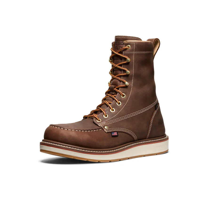 Men's Liberty 8" Waterproof Boot (Carbon Toe) | Chestnut/Gum - Image 3