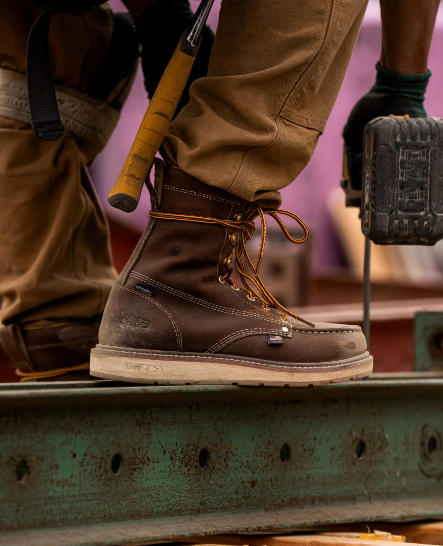 Men's Liberty 8" Waterproof Boot (Carbon Toe) | Chestnut/Gum - Image 9