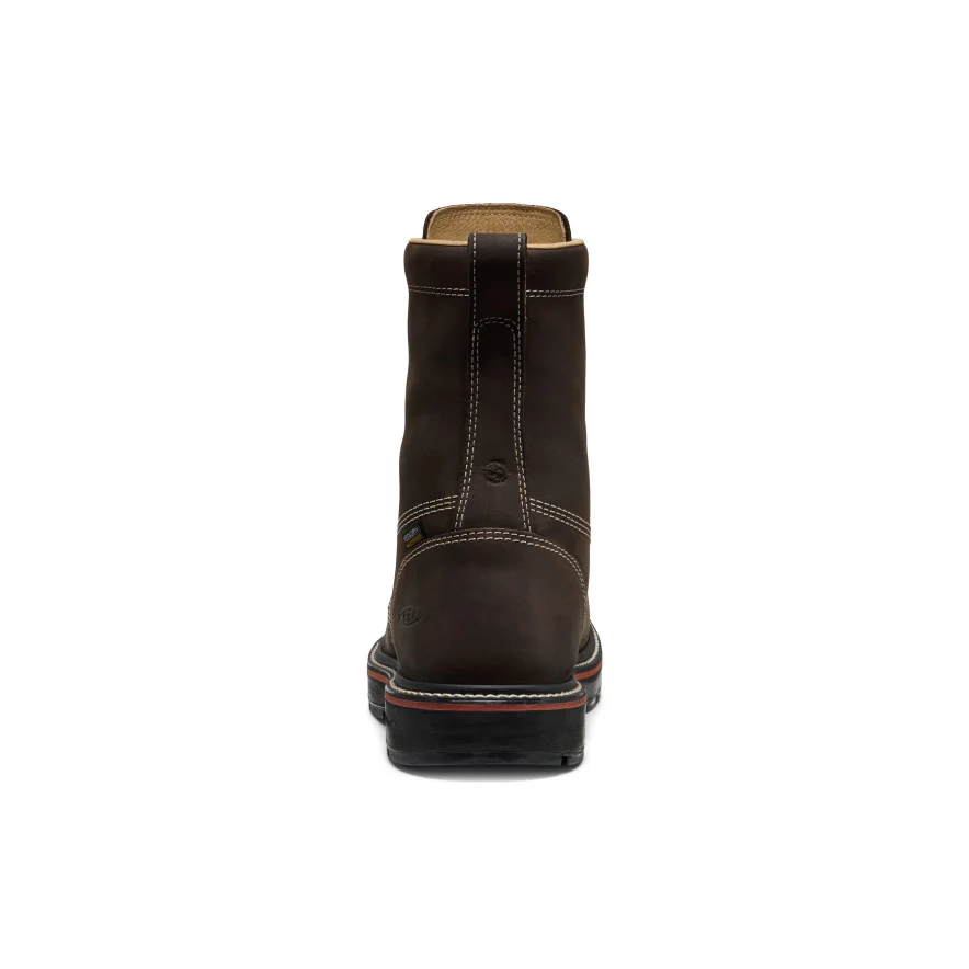 Men's Liberty 8" Waterproof 90° Heel Boot (Carbon Toe)  |  Coffee Bean/Black - Image 5