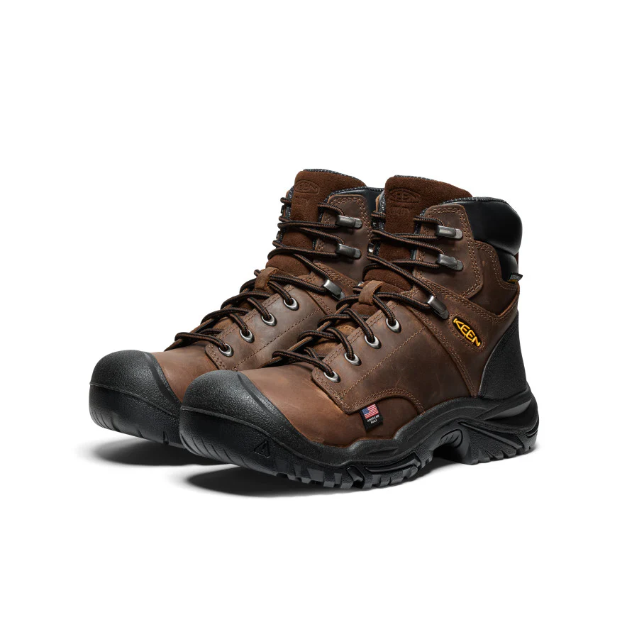 Men's Mt Vernon II 6" Waterproof Boot (Steel Toe)  |  Dark Earth/Black - Image 2
