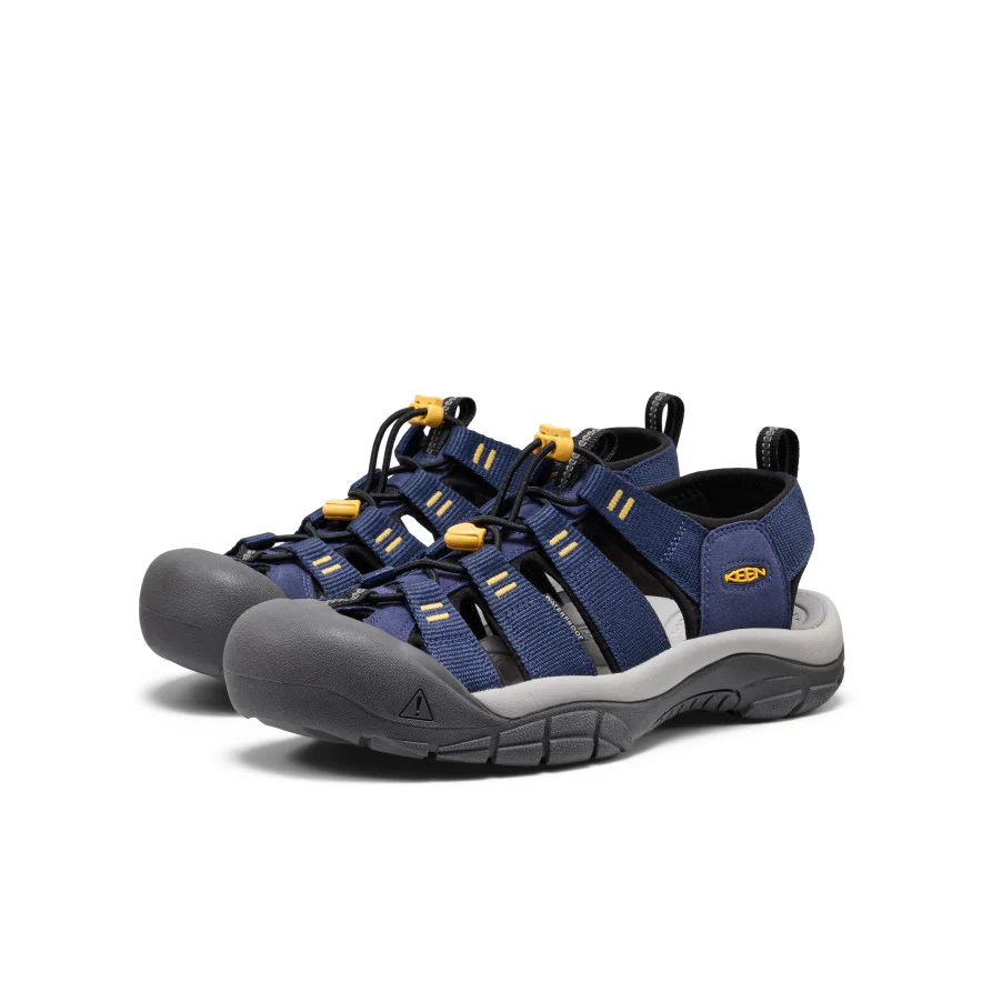 Men's Newport H2 Sandal  |  Naval Academy/Keen Yellow - Image 2