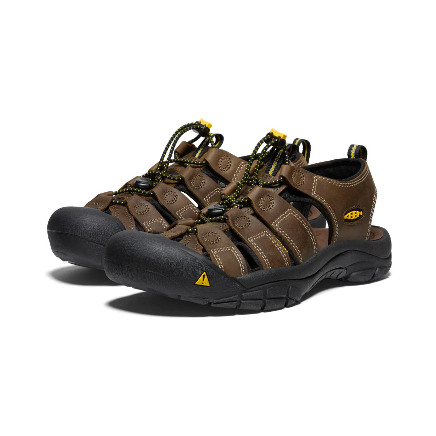 Men's Newport Leather Sandal  |  Bison - Image 2