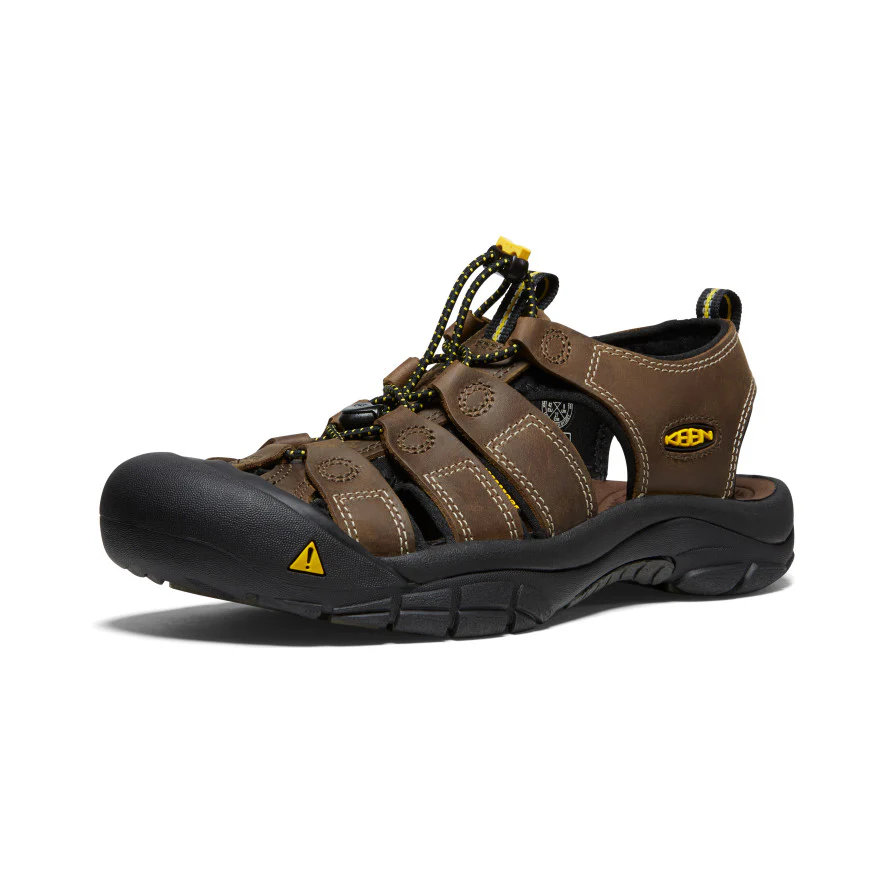 Men's Newport Leather Sandal  |  Bison - Image 3