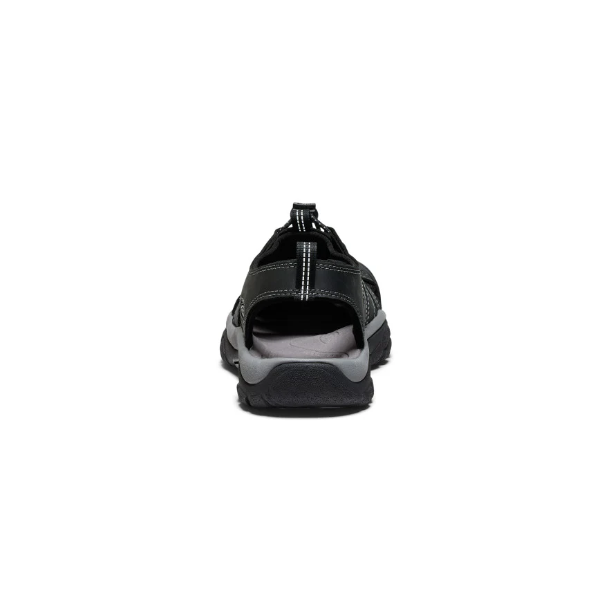 Men's Newport Leather Sandal  |  Black/Steel Grey - Image 5