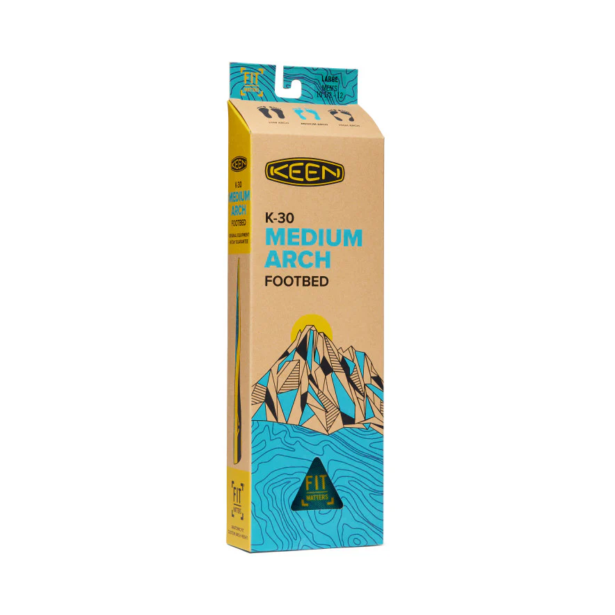 Men's Outdoor K-30 Medium Arch Insole | Blue - Image 5