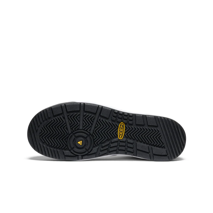 Men's Overton Mid Work Shoe (Carbon Toe)  |  Star White/Black - Image 7