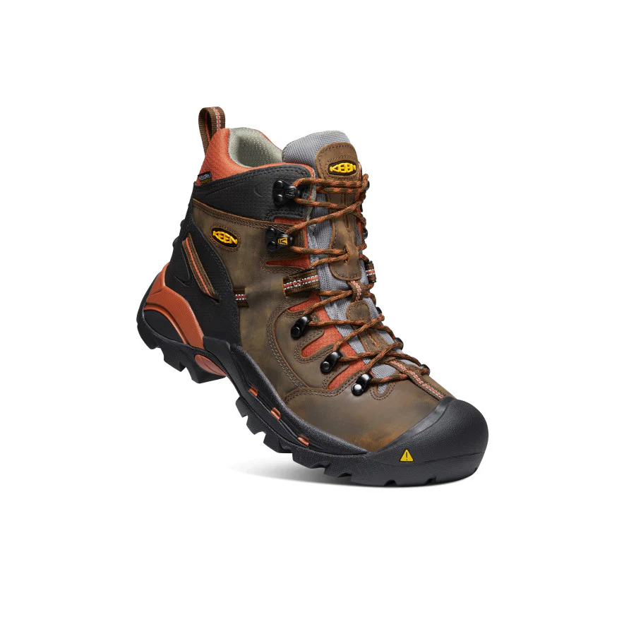 Men's Pittsburgh 6" Waterproof Boot (Soft Toe)  |  Cascade Brown/Bombay Brown - Image 3