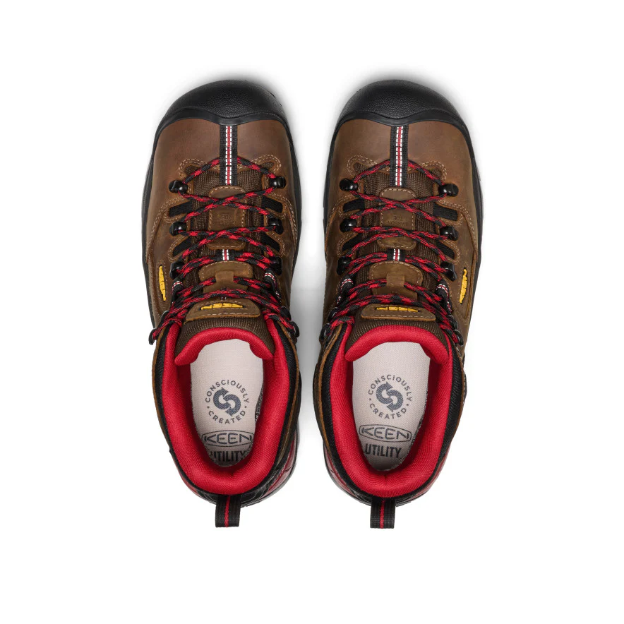 Men's Pittsburgh Energy 6" Waterproof Boot (Carbon Toe)  |  Bison/Black - Image 4