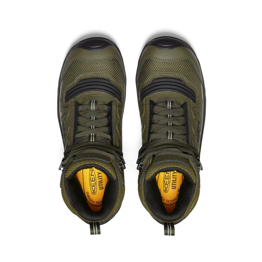 Men's Reno Mid Waterproof (Carbon Toe)  |  Dark Olive/Black - Image 4