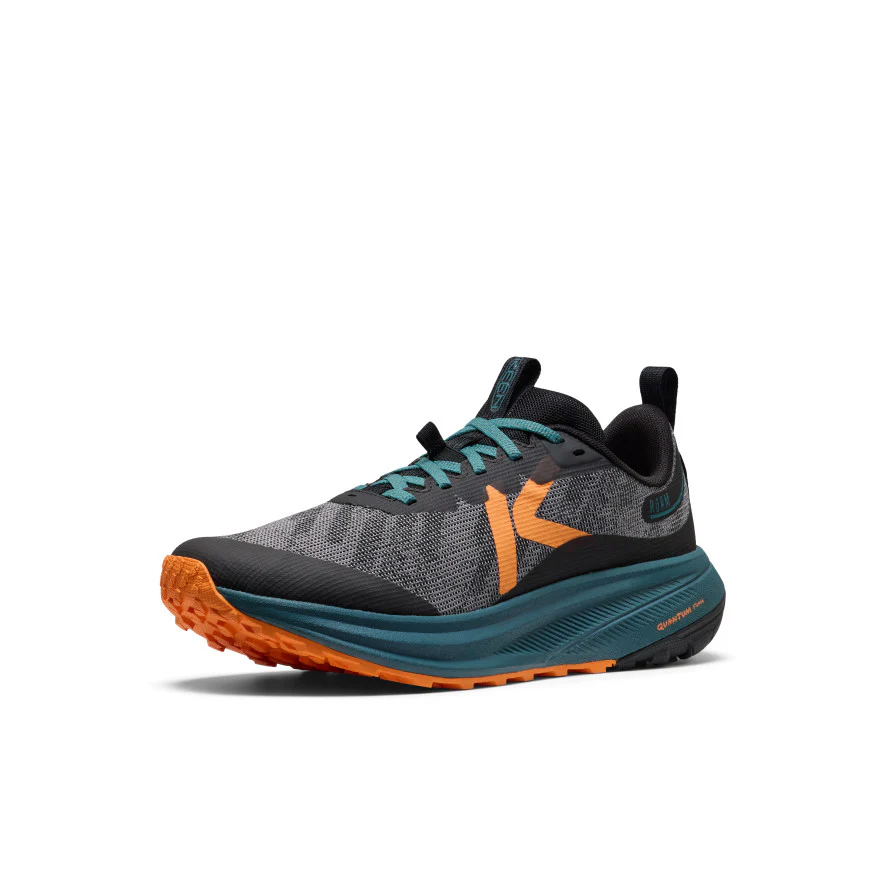 Men's Roam Trail Running Shoe  |  Black/Orange Peel - Image 3