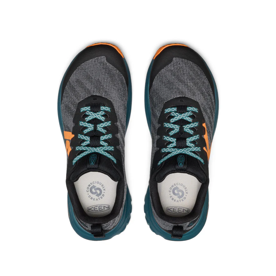 Men's Roam Trail Running Shoe  |  Black/Orange Peel - Image 4