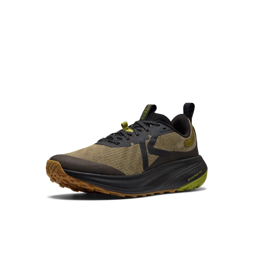 Men's Roam Trail Running Shoe  |  Dark Olive/Golden Cypress - Image 3