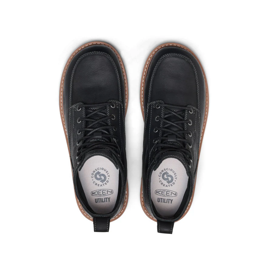 Men's San Jose 6" Boot (Aluminum Toe)  |  Black/Caramel Cafe - Image 4