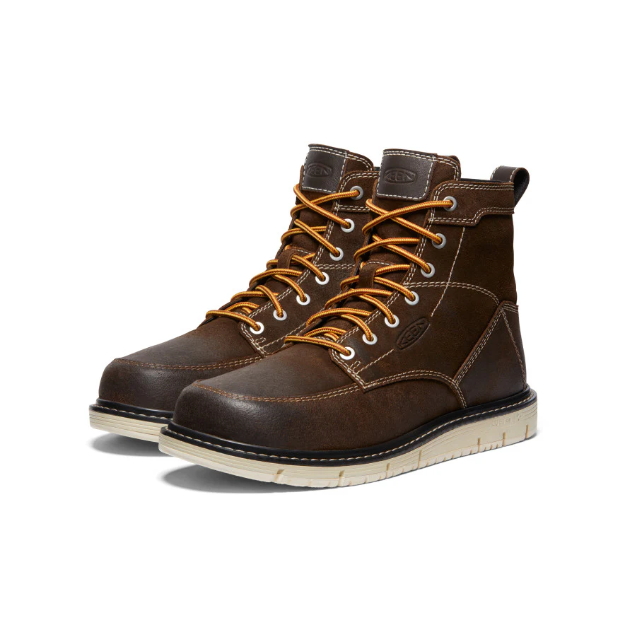 Men's San Jose 6" Boot (Soft Toe) | Coffee Bean/Star White - Image 2