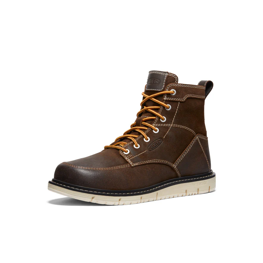 Men's San Jose 6" Boot (Soft Toe) | Coffee Bean/Star White - Image 3