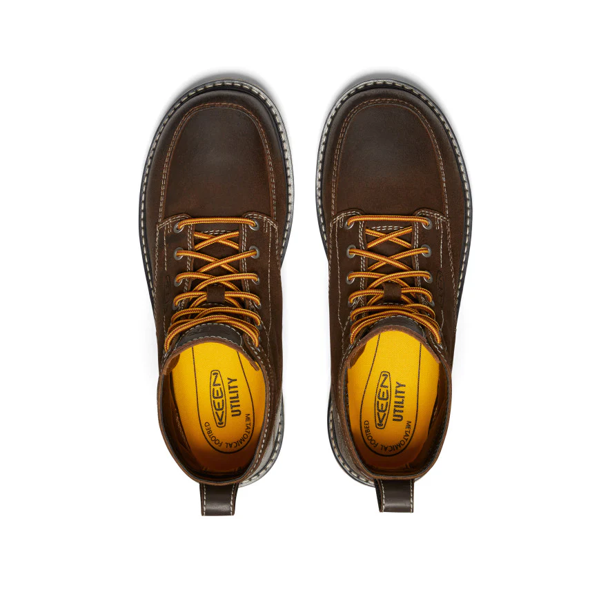 Men's San Jose 6" Boot (Soft Toe) | Coffee Bean/Star White - Image 4