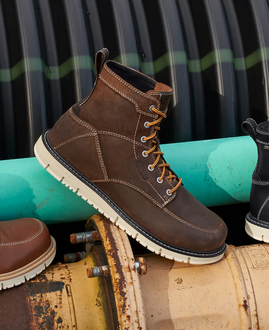 Men's San Jose 6" Boot (Soft Toe)  |  Gingerbread/Off White - Image 8