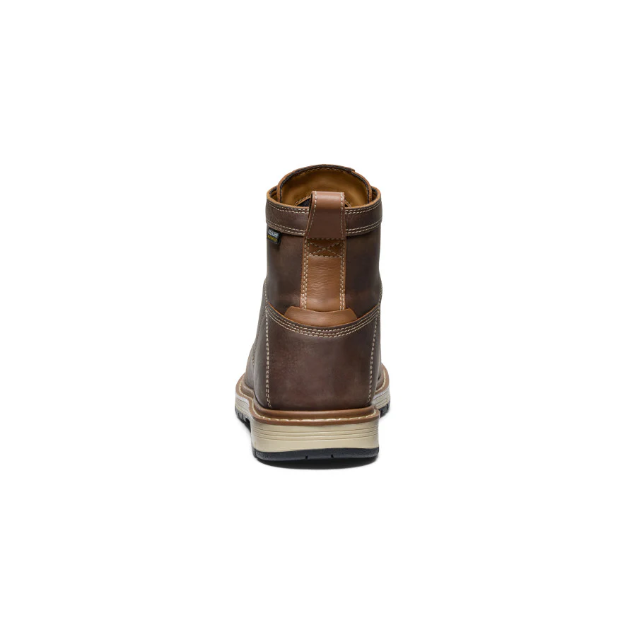 Men's San Jose 6" Waterproof 90° Heel Boot (Aluminum Toe)  |  Bison/Black - Image 5
