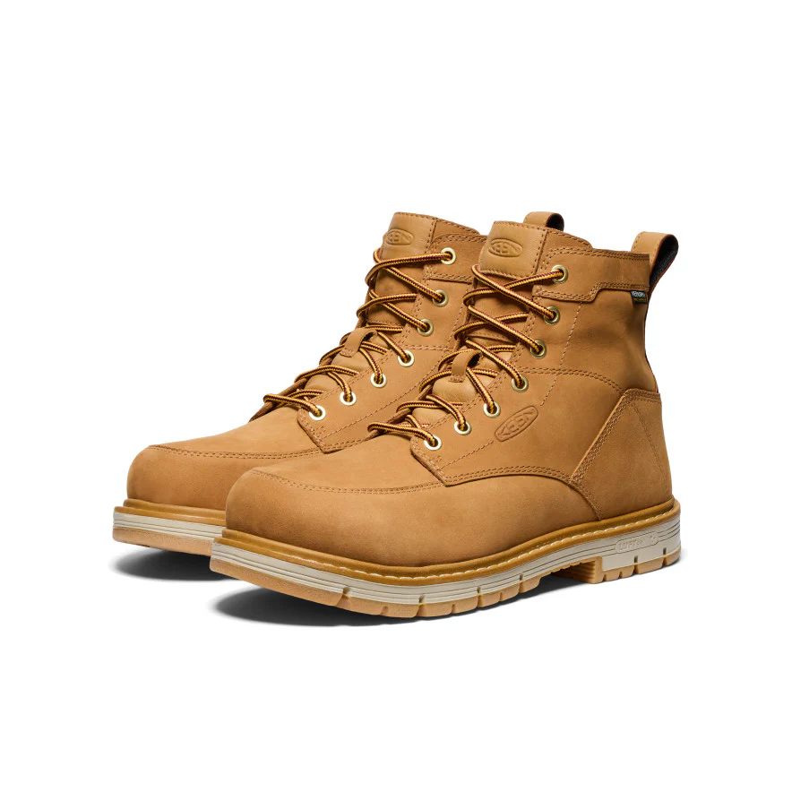 Men's San Jose 6" Waterproof 90° Heel Boot (Aluminum Toe) | Bistre/Gum - Image 2