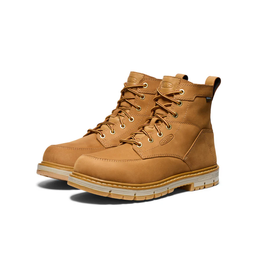 Men's San Jose 6" Waterproof 90° Heel Boot (Soft Toe) | Bistre/Gum - Image 2