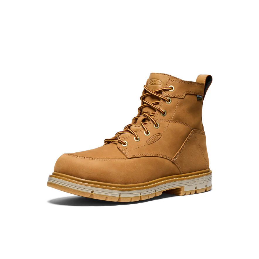 Men's San Jose 6" Waterproof 90° Heel Boot (Soft Toe) | Bistre/Gum - Image 3