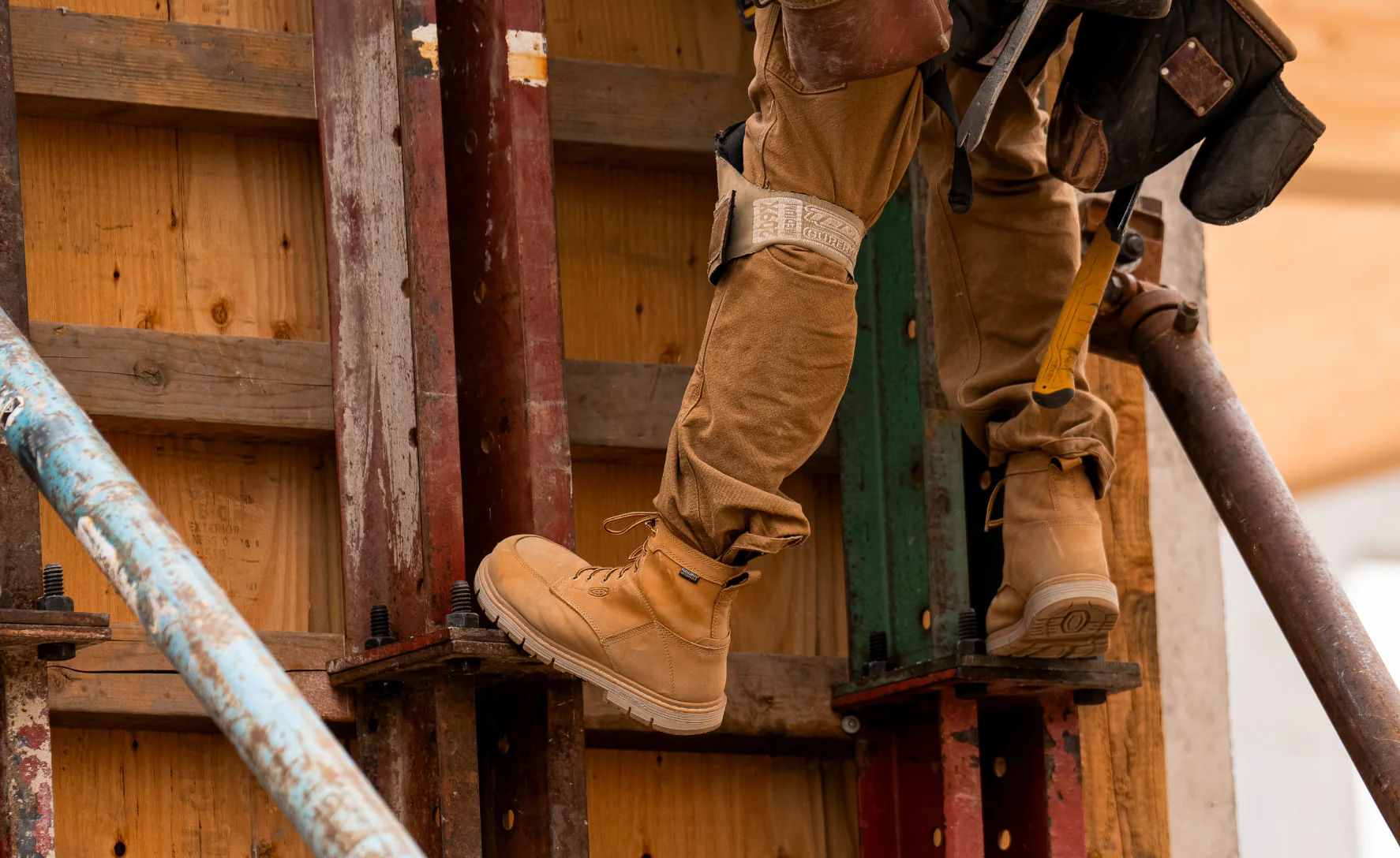 Men's San Jose 6" Waterproof 90° Heel Boot (Soft Toe) | Bistre/Gum - Image 7
