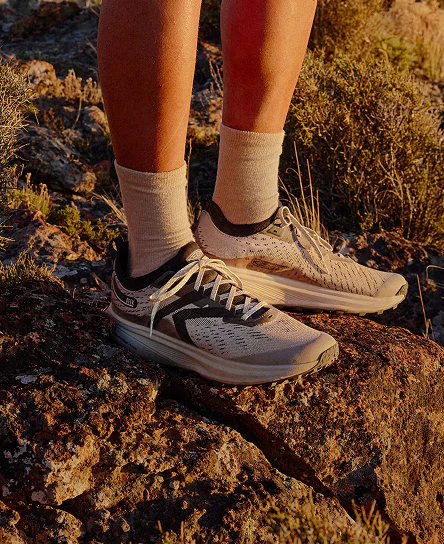 Men's Seek Trail Running Shoe  |  Black/Sunset Sand - Image 8