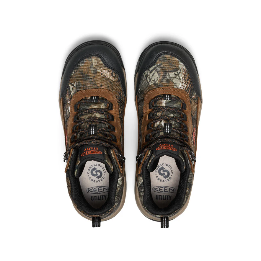 Men's Skokie Waterproof Work Boot (Soft Toe)  |  Camo/Black - Image 4