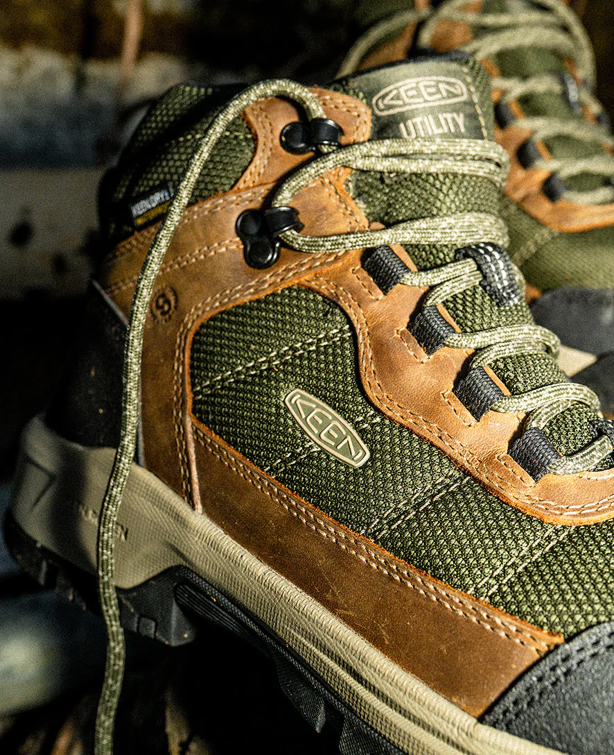 Men's Skokie Waterproof Work Boot (Soft Toe)  |  Forest Night/Black - Image 9