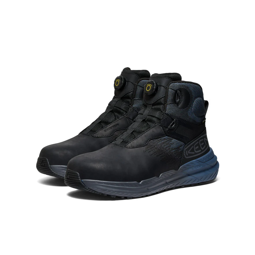 Men's Snapline CF Waterproof Boot (Carbon Toe)  |  Vintage Indigo/Black - Image 2