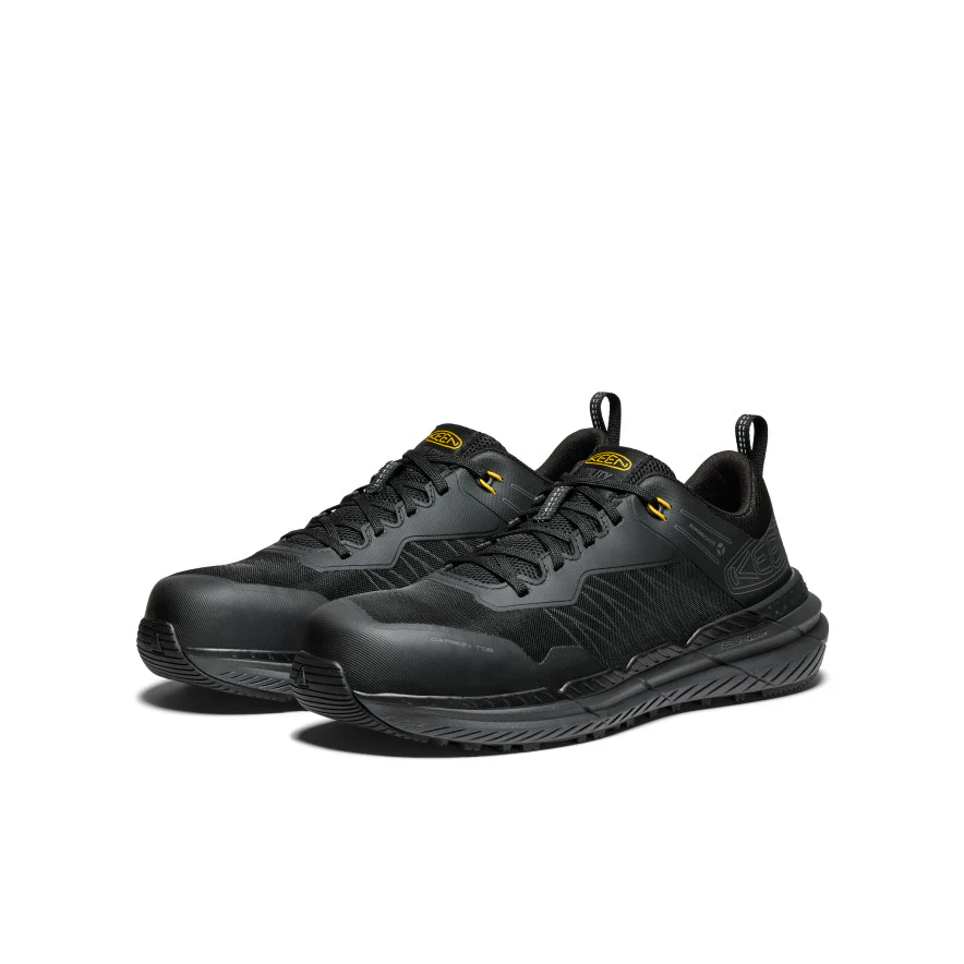 Men's Speedworks Work Sneaker (Carbon Toe)  |  Black/Steel Grey - Image 2