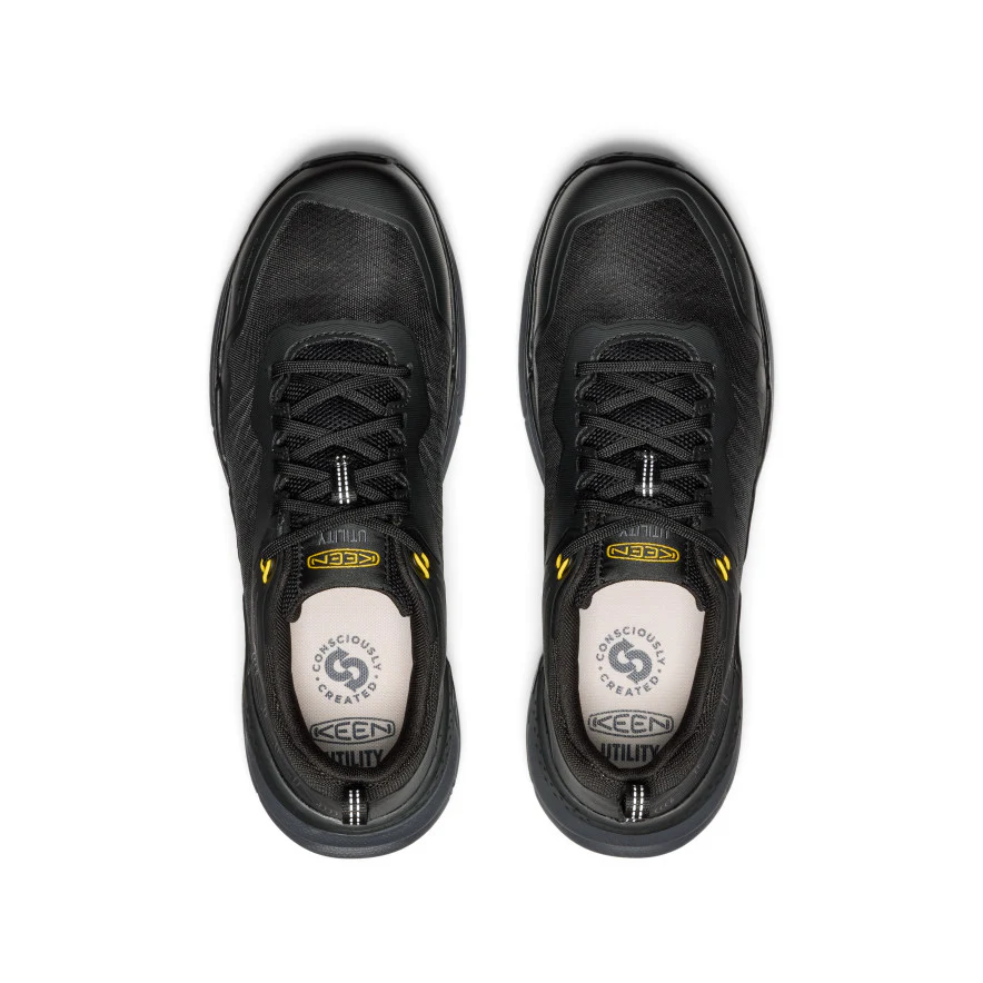 Men's Speedworks Work Sneaker (Carbon Toe)  |  Black/Steel Grey - Image 4