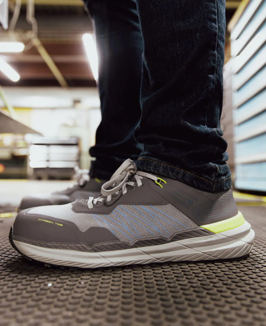 Men's Speedworks ESD Work Sneaker (Carbon Toe)  |  Steel Grey/Vintage Indigo - Image 9
