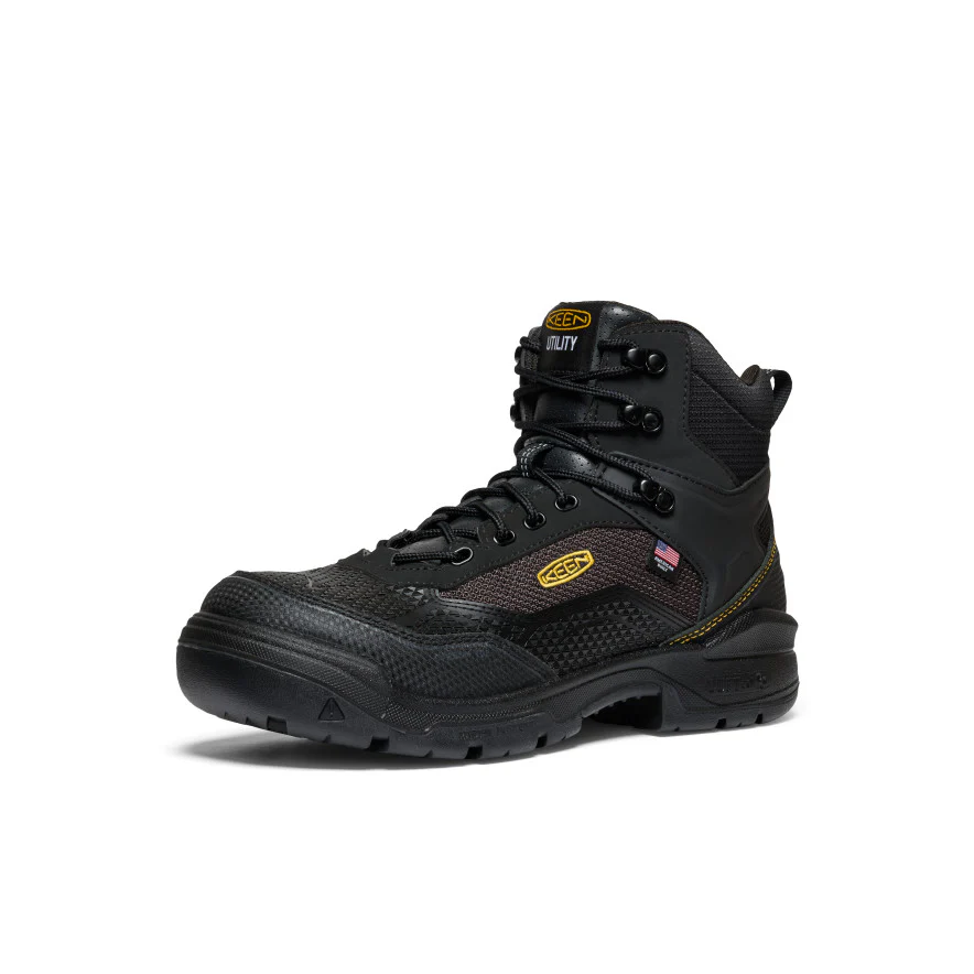 Men's Stronglite Waterproof Boot (Carbon Toe)  |  Black/Black - Image 3
