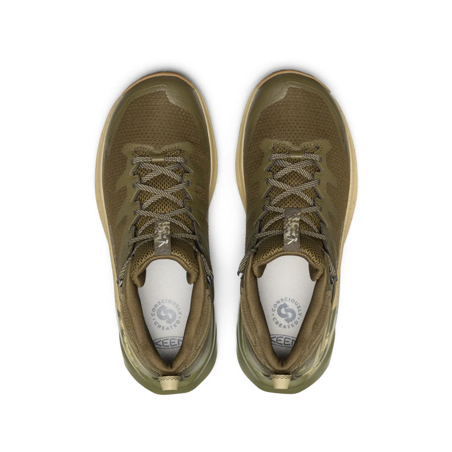 Men's Targhee Apex Waterproof Hiking Boot  |  Dark Olive/Khaki - Image 4