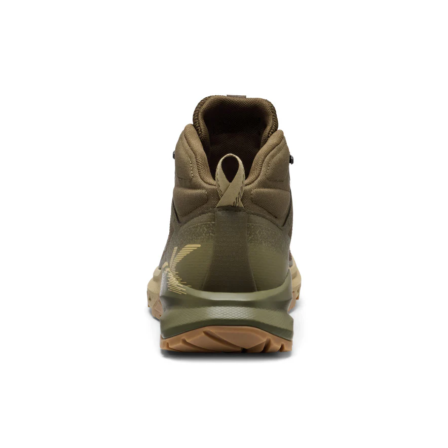 Men's Targhee Apex Wide Waterproof Hiking Boot  |  Dark Olive/Khaki - Image 5