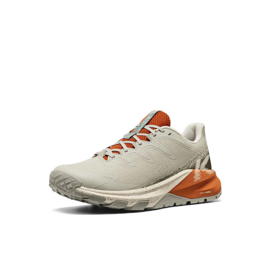 Men's Targhee Apex Waterproof Hiking Shoe  |  Abbey Stone/Gold Flame - Image 3