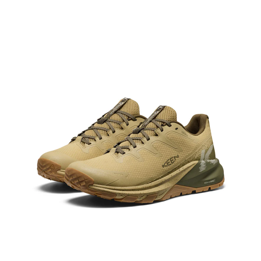 Men's Targhee Apex Waterproof Hiking Shoe  |  Dark Olive/Khaki - Image 2
