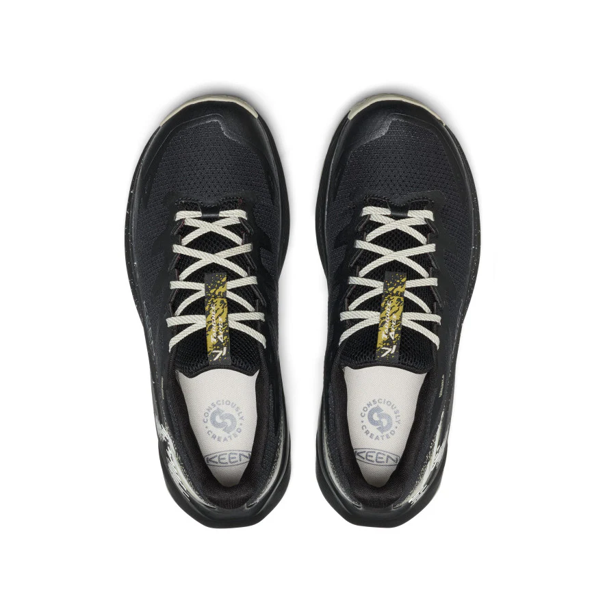 Men's Targhee Apex Wide Waterproof Hiking Shoe  |  Black/Abbey Stone - Image 4