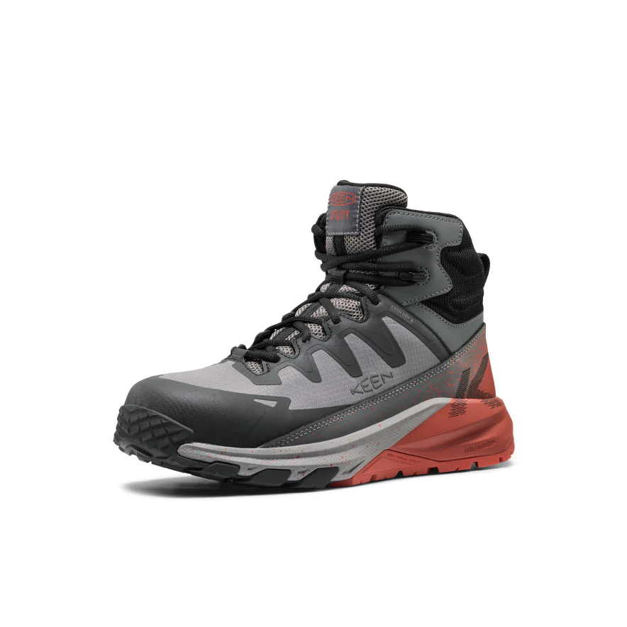 Men's Targhee Blur Waterproof Work Boot (Carbon Toe)  |  Steel Grey/Black - Image 3